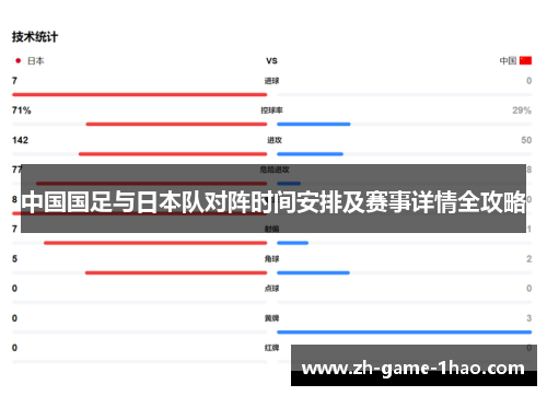 中国国足与日本队对阵时间安排及赛事详情全攻略