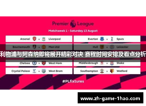 利物浦与阿森纳即将展开精彩对决 赛程时间安排及看点分析 利物浦与阿森纳即将展开精彩对决 赛程时间安排及看点分析